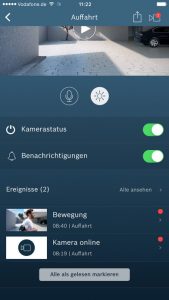 Bosch Eyes: Außenkamera mit Gegensprechanlage und Beleuchtung