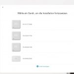 Tado - Auswahl der Geräte