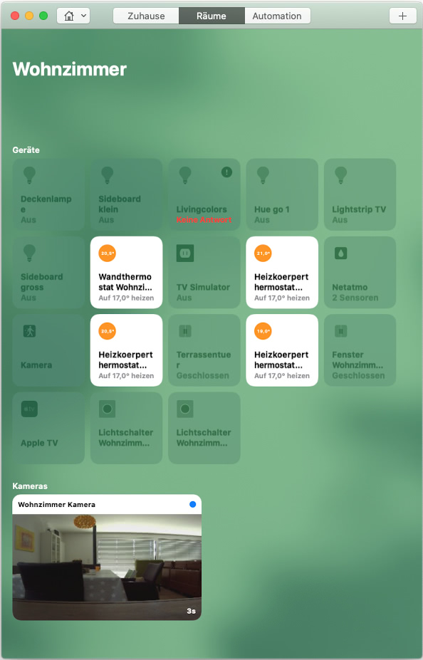 HomeKit Smart Home mit Homee