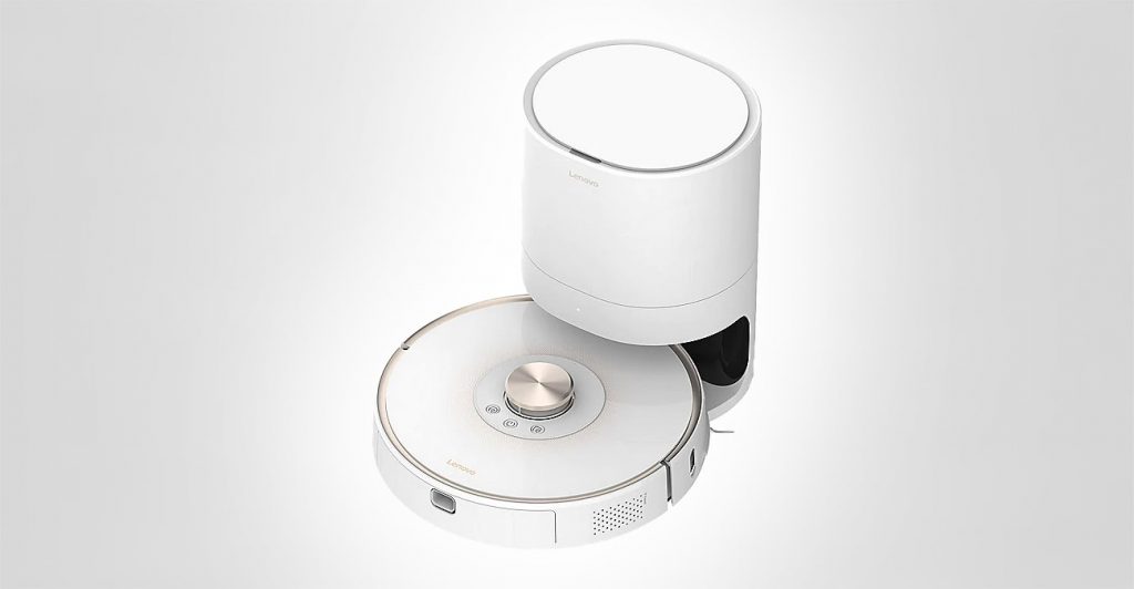 Lenovo T1 Saugroboter mit Absaugestation