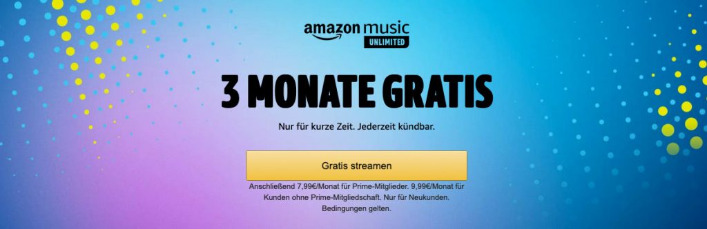 Amazon Music kostenlos