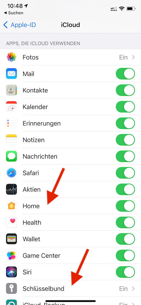 HomeKit-Verbindungsprobleme beheben