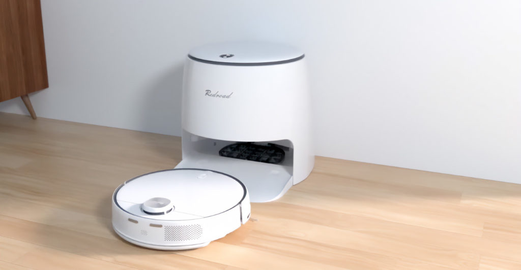 Saugroboter mit Wischstation