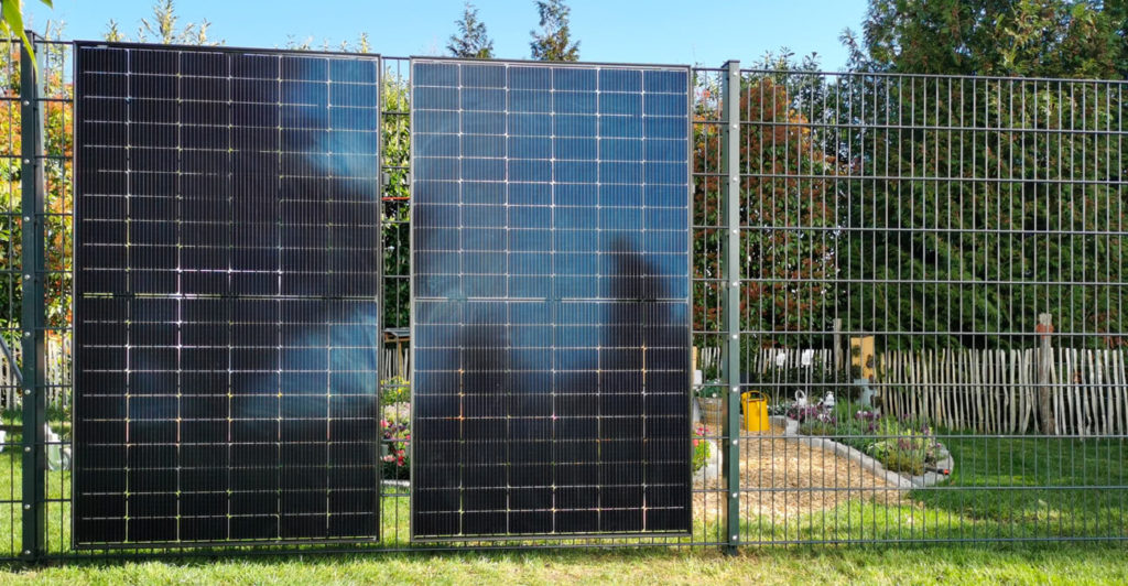 Photovoltaik für den Gartenzaun