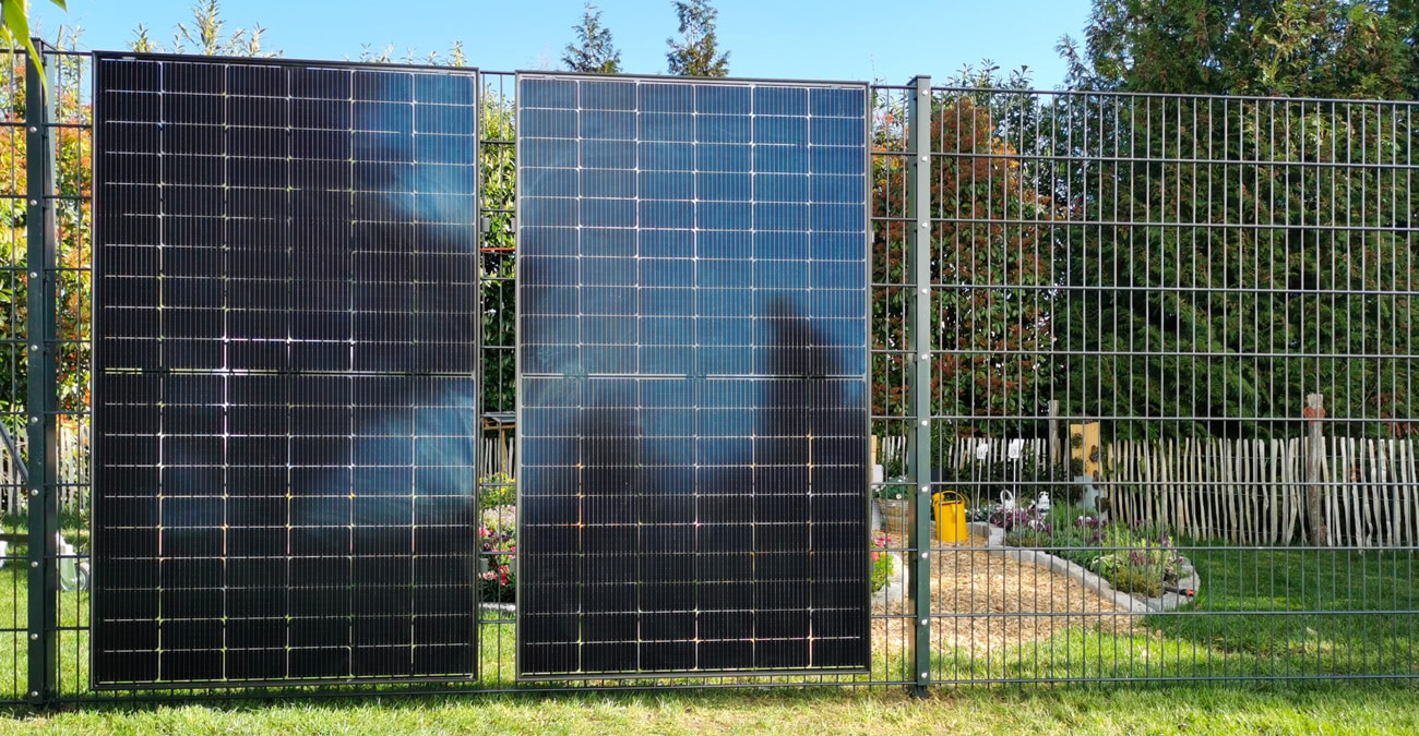 Photovoltaik für den Gartenzaun Green Akku stellt ZaunPV vor