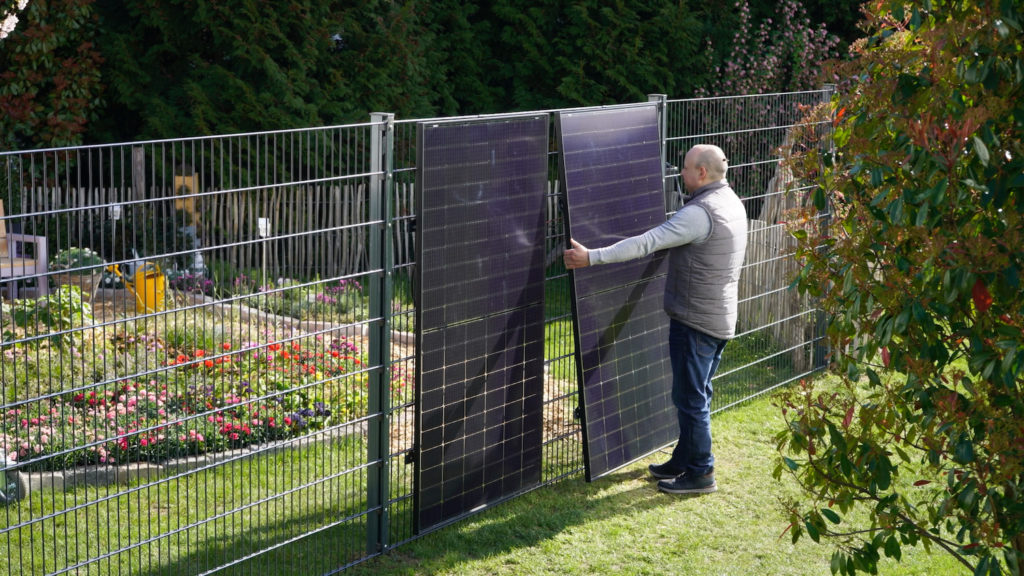 ZaunPV: Photovoltaikmodule für den Gartenzaun