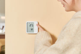 Foto des neuen Raumthermostats von Aqara