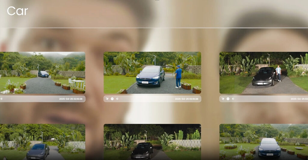 Screenshot: Reolink mit KI-Suche