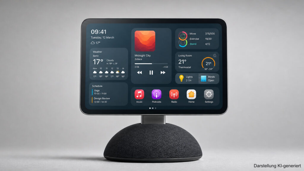 Apple Home Hub (KI-generierte Illustration)