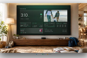 Ein Home Assistant Dashboard auf dem Fernseher (Screenshot)