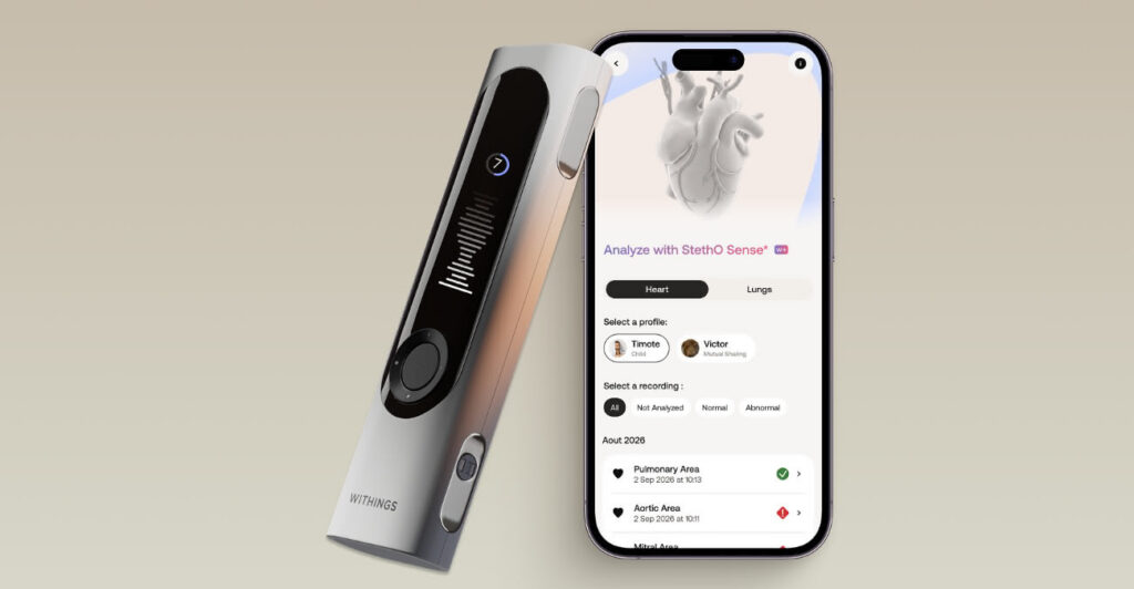 Withings BeamO bekommt KI-Analyse für Herz- und Lungengeräusche