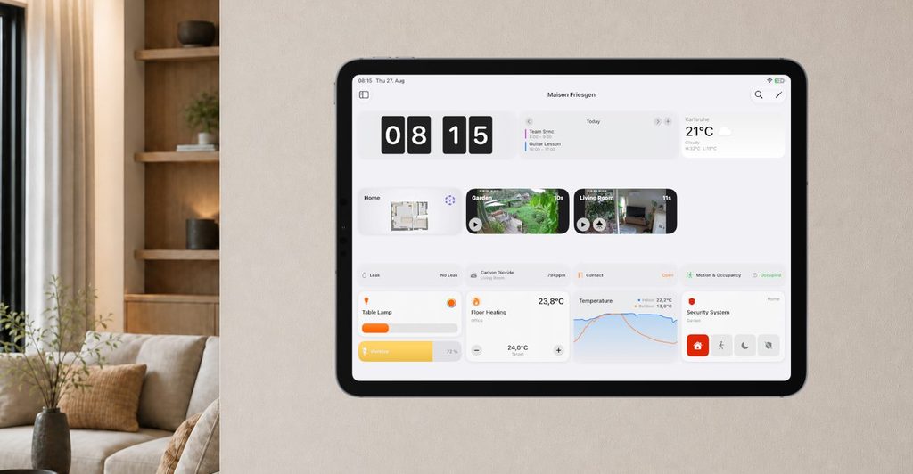 Controller für HomeKit 10: Eigene Dashboards fürs Wand-iPad und Freigaben für den ganzen Haushalt
