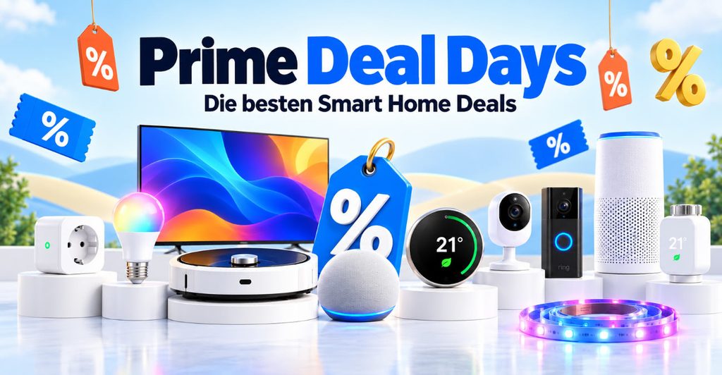 Prime Deal Days 2026: Smart-Home-Deals mit bis zu 80 % Rabatt – Heizkörperthermostate, Saugroboter, Fernseher und mehr (Dealübersicht)