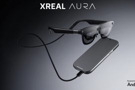 Xreal Aura: Neue Android-XR-Brille mit Kabel und Rechen-Puck